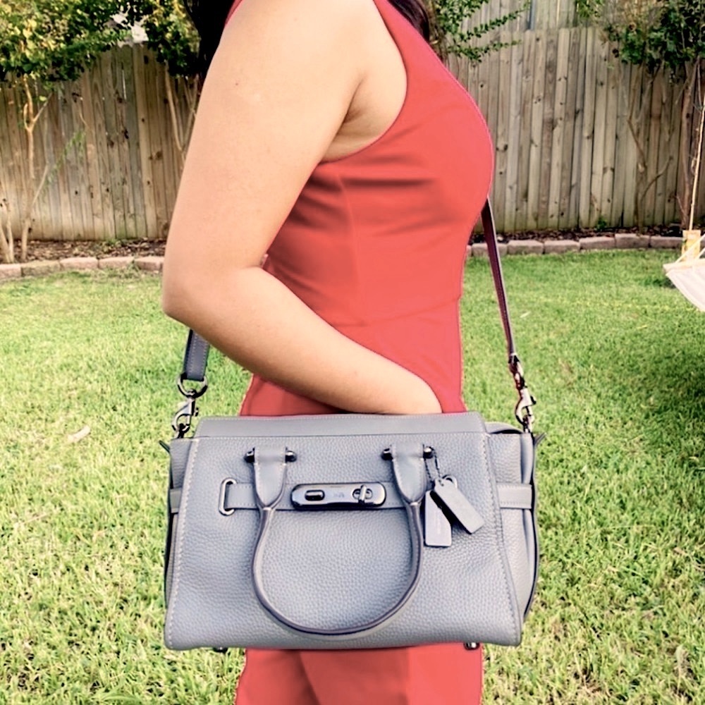 NWT Coach Heather Grey Handbag